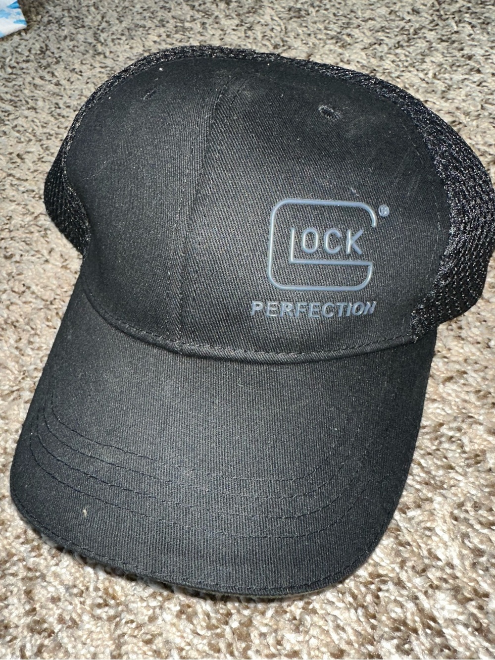 Glock Perfection Black Trucker Cap